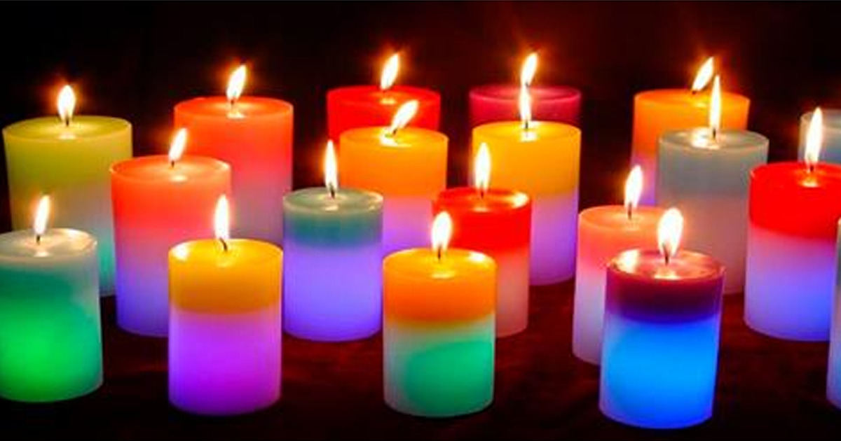 «Свечи-цвета-работа со свечами»